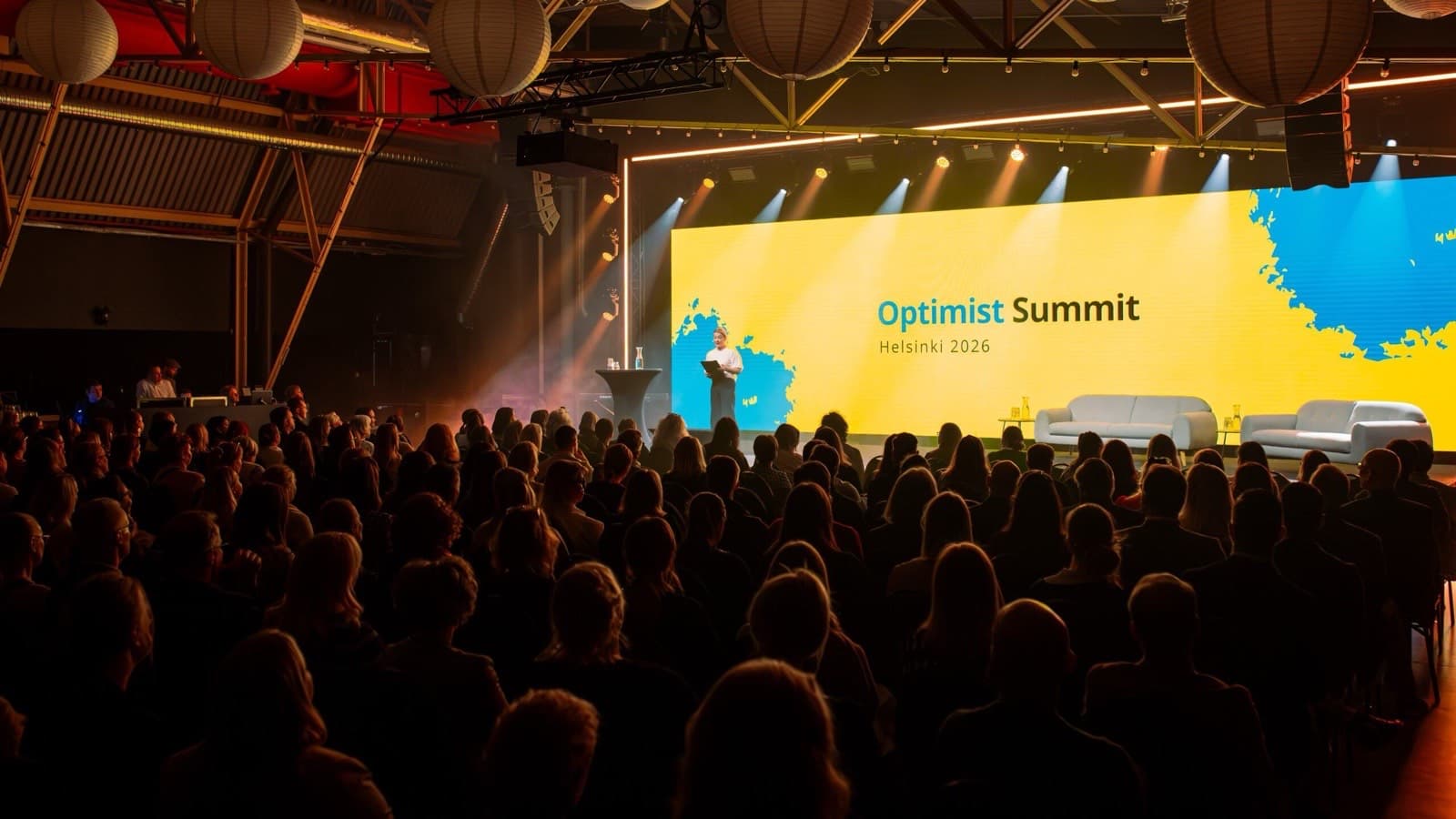 Audience at Optimist Summit Helsinki 2026